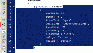 Dreamweaver parantez takibi