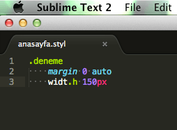 Sublime Text2 girintileri görmek