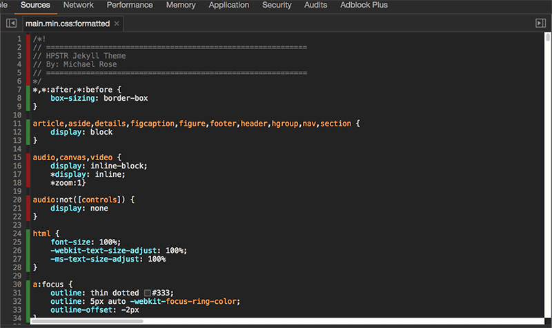 Developer Tools Coverage