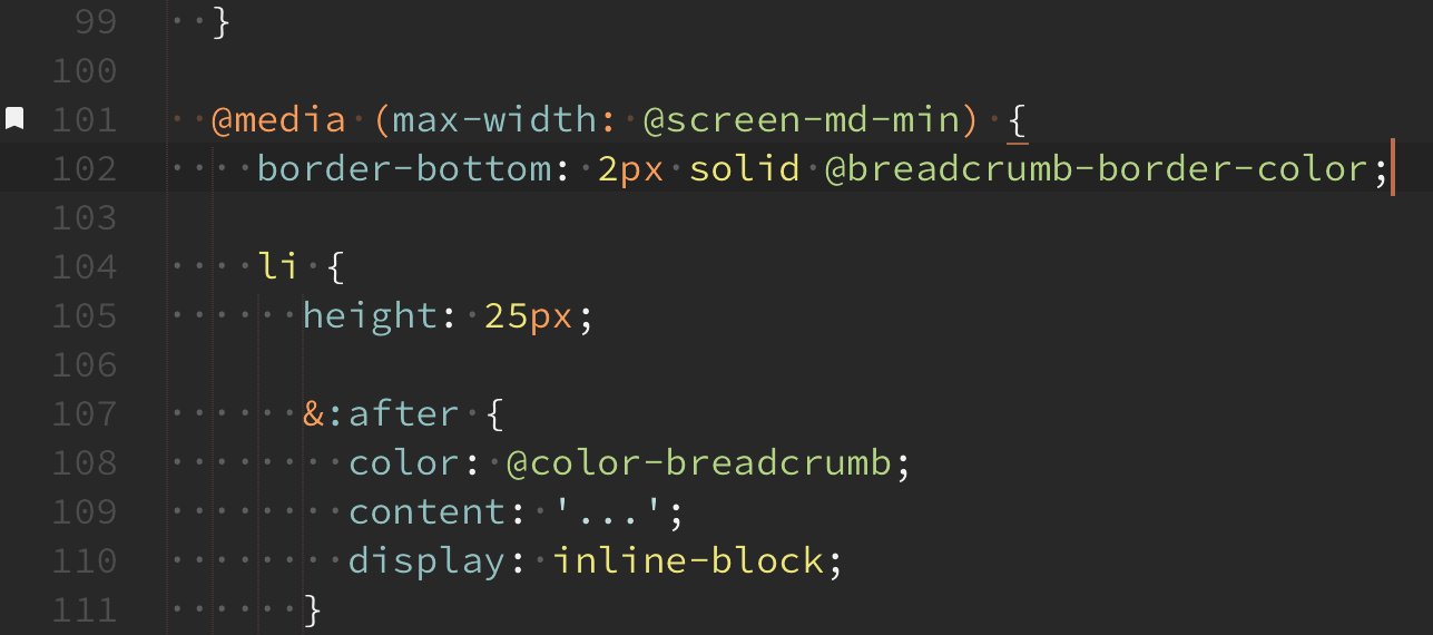 sublime text bookmarking