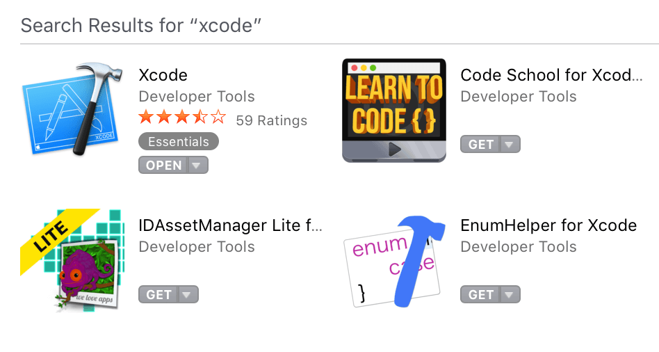 xcode install