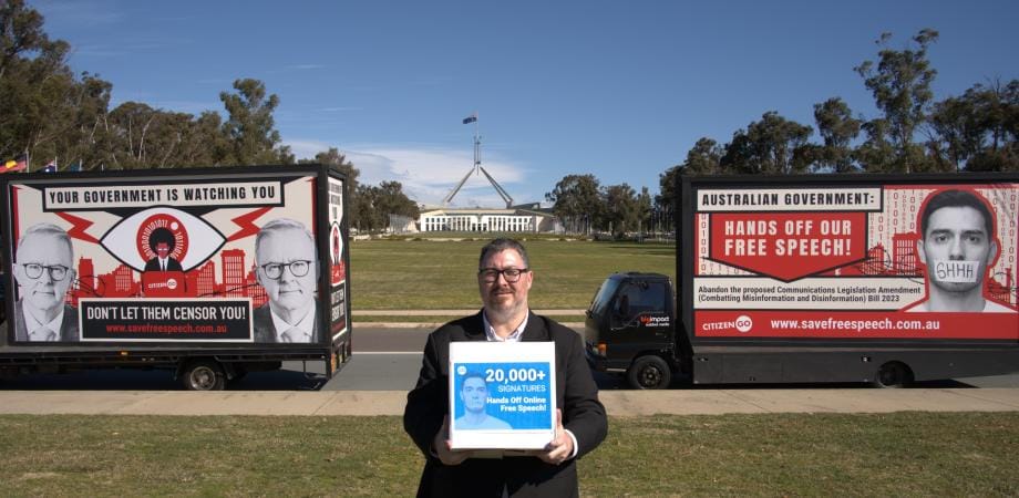 Hands off our free speech!