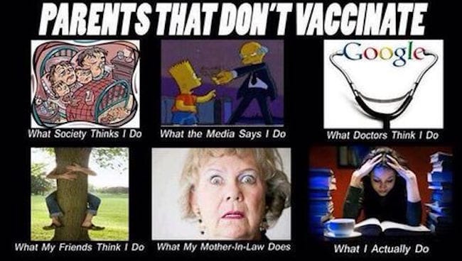 Parents that Don't Vaccinate