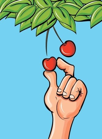 cherry cartoon