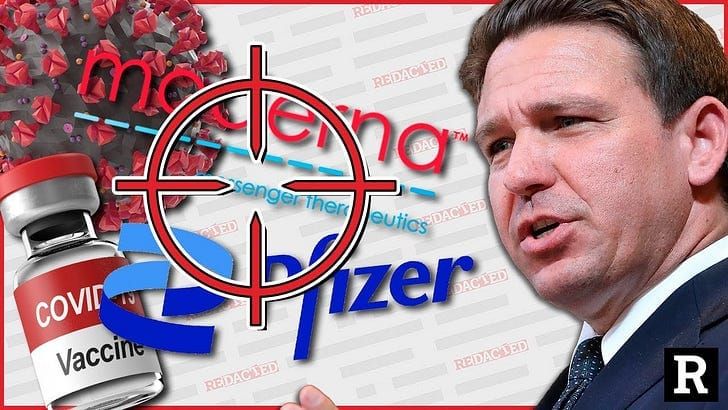 Governor Ron DeSantis tells COVID jab manufacturers, "We're Coming for you"