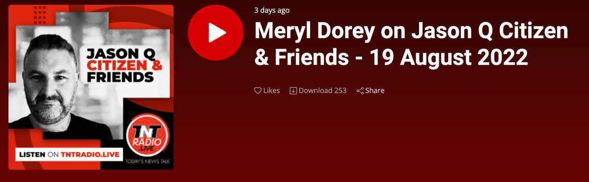 Interview on Jason Q Citizen - TNT Radio