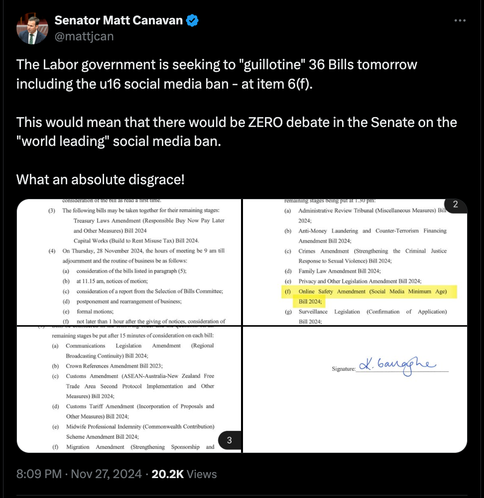 The Under 16 Social Media Ban legislation is just like the COVID 19 vaccines