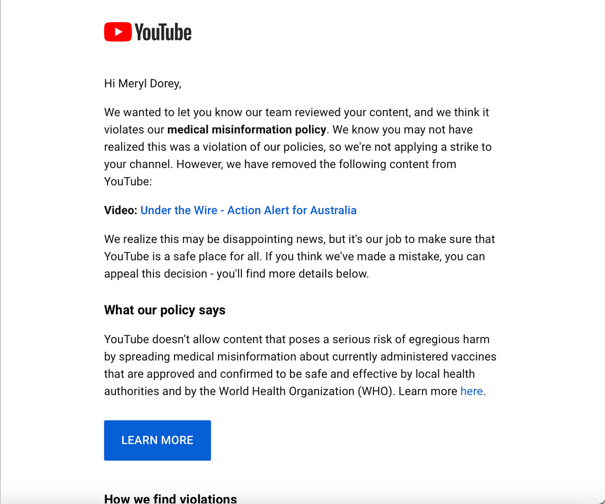 Holy Leap Year Batman! YouTube Removes an Under the Wire Video from Feb 29, 2020!