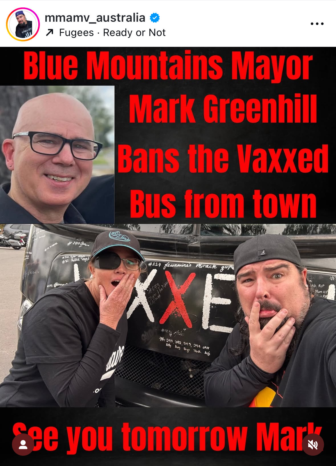 A big favour to ask of you all. Can you take 2 minutes and write a comment on Mark Greenhill's Facebook post?