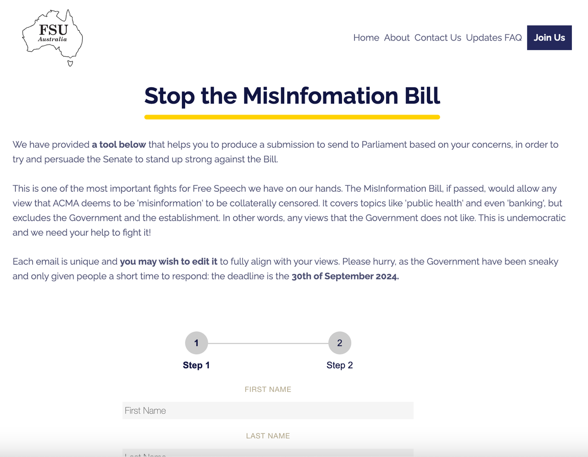 URGENT ALERT! Today is the deadline to make your submission in opposition to the Internet Censorship Bill