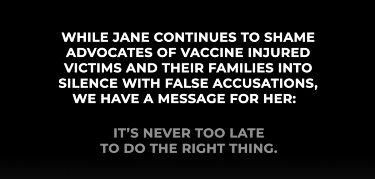 The Death of Jane Hansen: May she RIP and may her life review go on for a good long time.