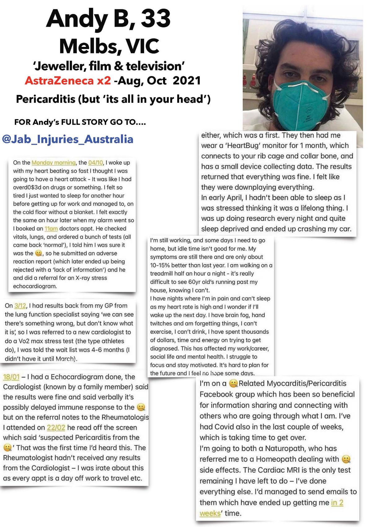 Jab Injuries ARE Real: Andy B's Story