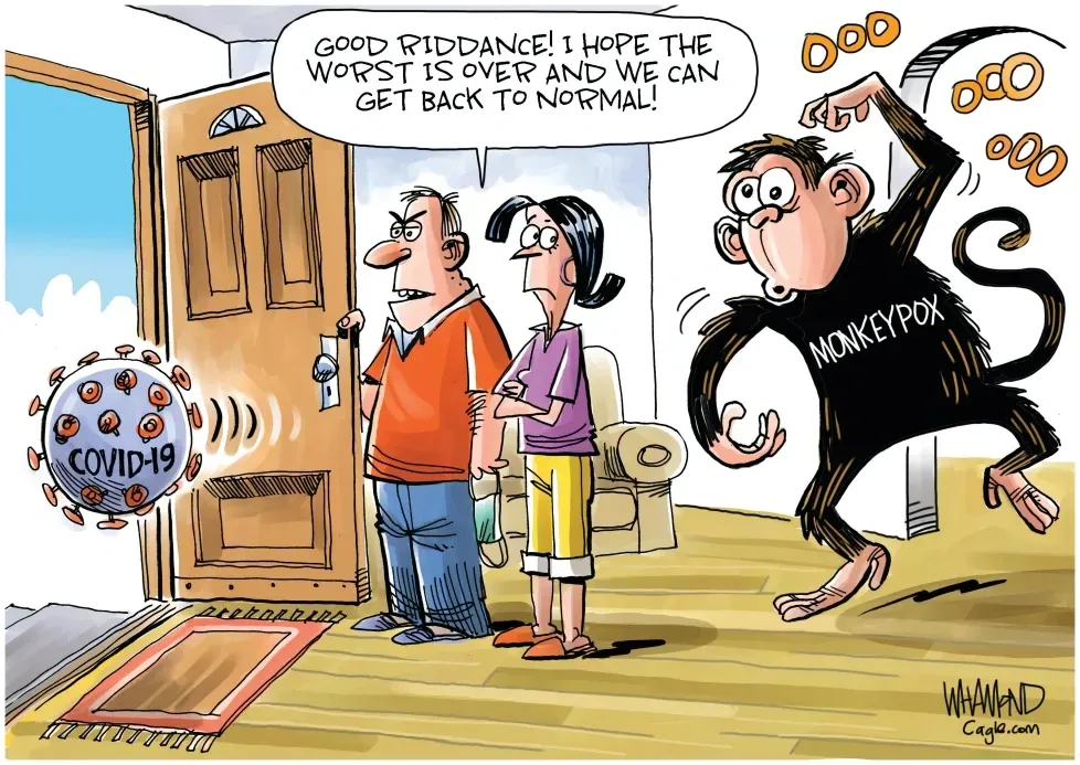 Monkeypox panic driven by US media. All it will take for another pandemic is for people to fall for the lies again.