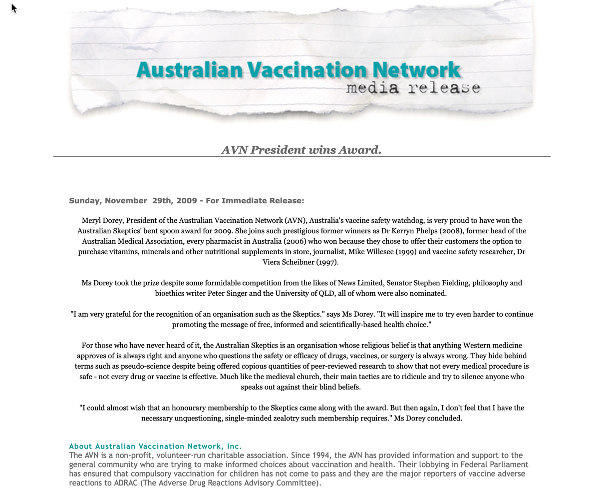 Dr Phelps has not responded to my message of support so it's time to share it with others