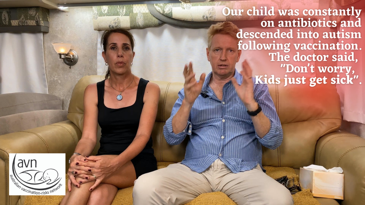 NSW Vaxxed Bus Tour - Bruce and Nurit