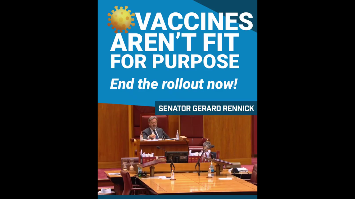 Senator Gerard Rennick-Another Truth-Teller