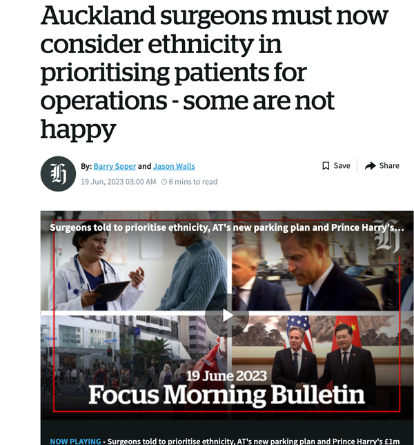 Need surgery? Not so fast! Are you black, white, yellow or purple with pink polka-dots? We need your ethnicity first.