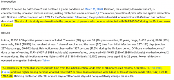 More COVID jabs = More COVID reinfections