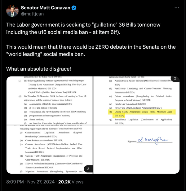 The Under 16 Social Media Ban legislation is just like the COVID 19 vaccines