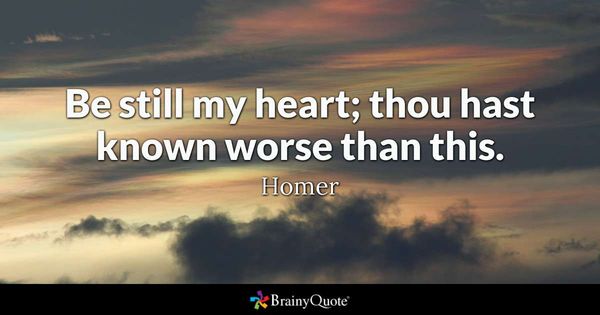 Be still my beating heart!