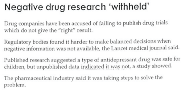 Department of Health Cover-Up: Suppressing information of a material nature regarding COVID jab risks