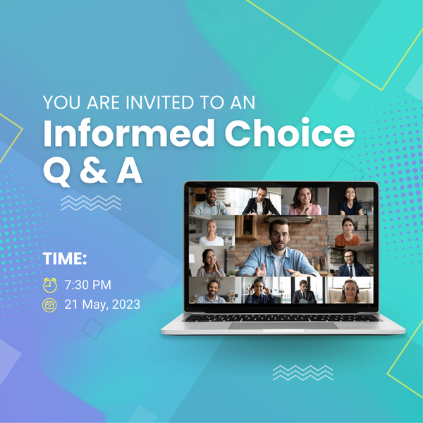 Invitation for this week's Informed Choice Q & A - for paid subscribers only - please do not forward
