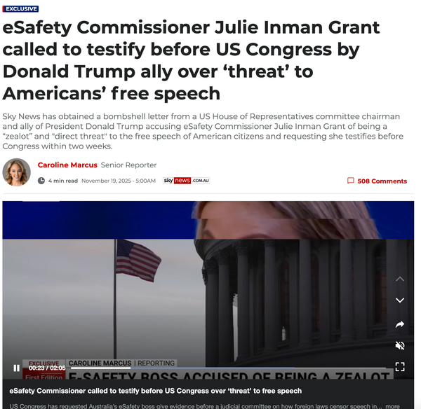 eKaren called to the US Congress to "Please Explain" why she is a threat to American Citizens