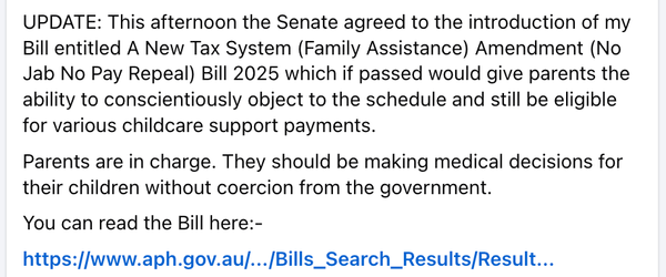 Some potentially excellent news!