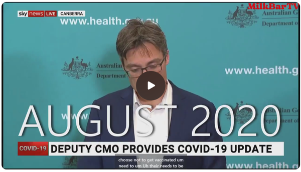 After pushing mandates and denigrating 'anti-vaxxers', Nick Coatsworth admits he hasn't taken a COVID jab for 2 years