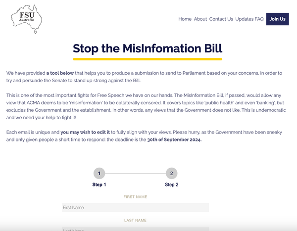 URGENT ALERT! Today is the deadline to make your submission in opposition to the Internet Censorship Bill