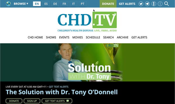 TIME CORRECTION: Listen live at 5 AM AEST Sunday 17 June - I'm on Dr Tony O'Donnell's show, The Solution