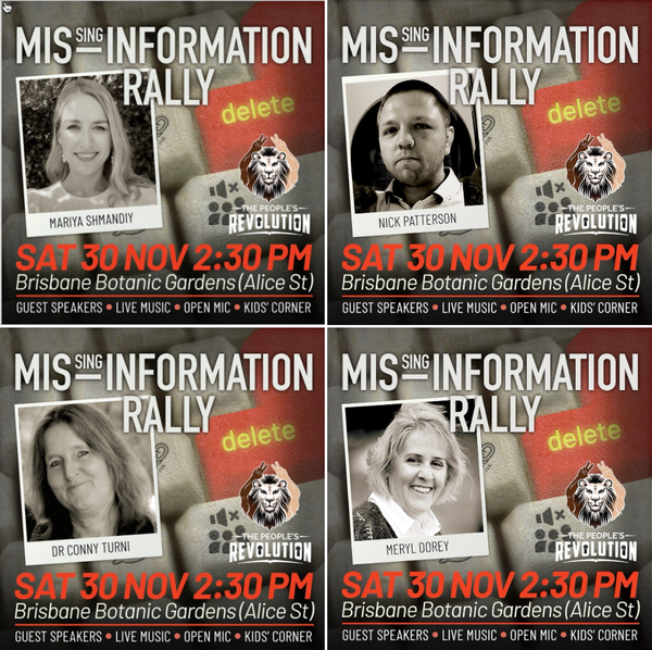 Change of Venue for Today's MISsing Information Rally