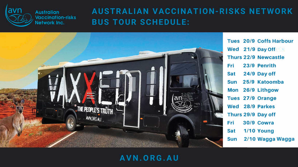 Vaxxed Bus Tour Schedule Just Announced!