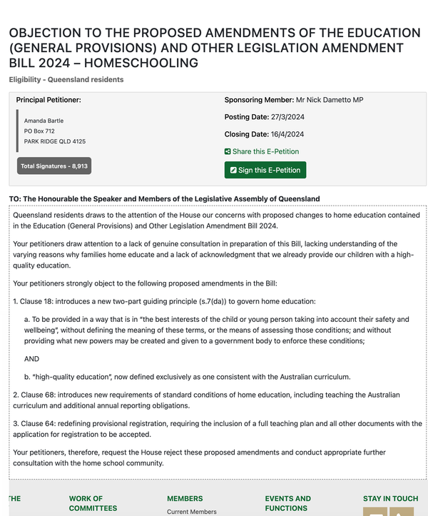 In the spirit of responsibility, can all QLD residents please sign this petition and share it with others as well?