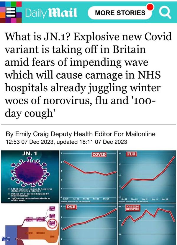 JN.1 is coming! JN.1 is coming! We must all panic NOW and do as we're told.