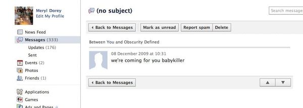 Violence or the Threat of Violence against those who believe in choice
