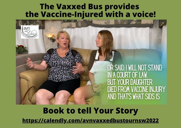 NSW Vaxxed Bus Tour - SIDS Death following vaccination