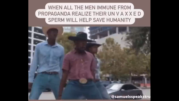Unvaxxed Sperm will be the new liquid gold