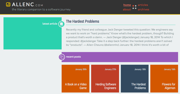 Image of: Quick Blog Design Update
