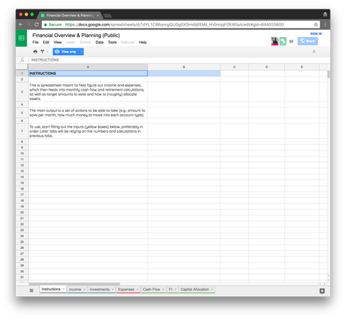 Image of: I Built my own Financial Planning Spreadsheet
