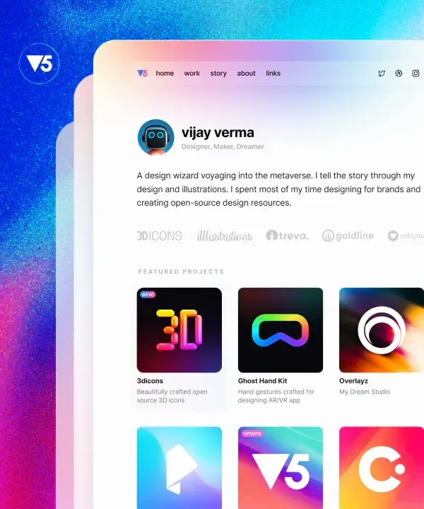 Released V5 - Framer Template