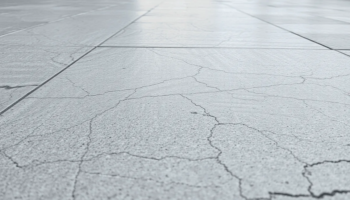 Gros plan sur une surface en béton texturé avec des motifs naturels complexes ressemblant à de la pierre