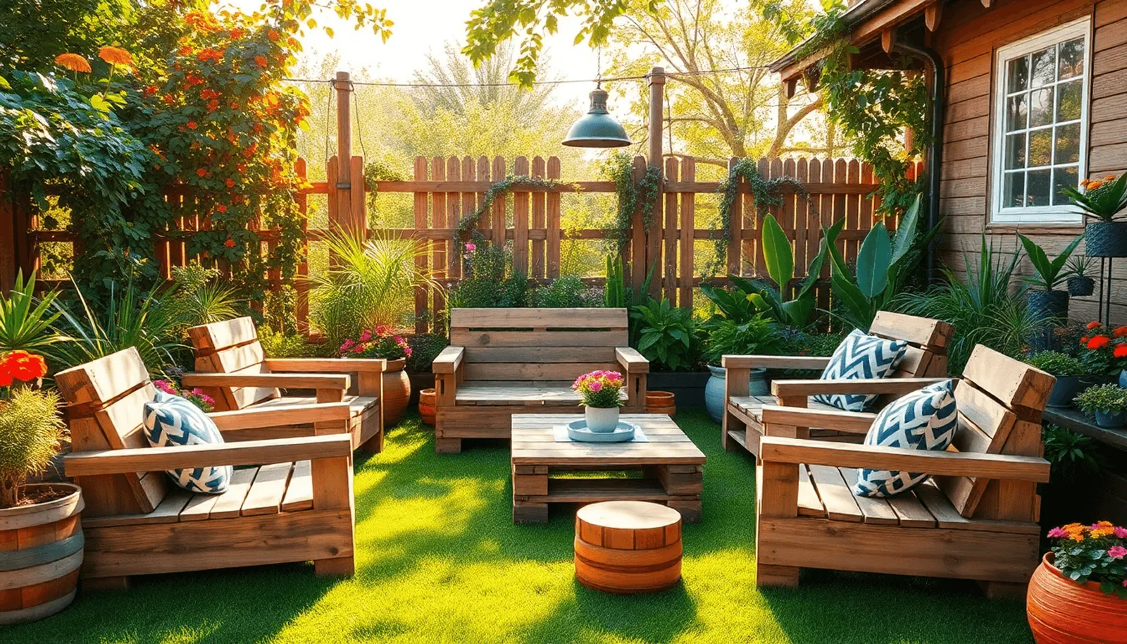 fabriquer son salon de jardin en palettes : 20 idées DIY