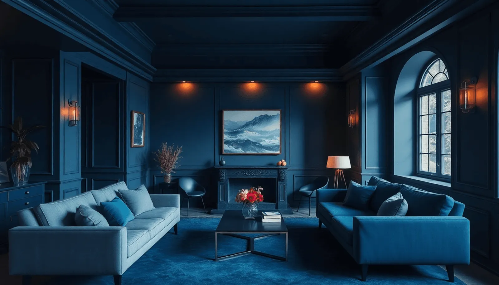10 idées avec la couleur bleu nuit pour un intérieur chic