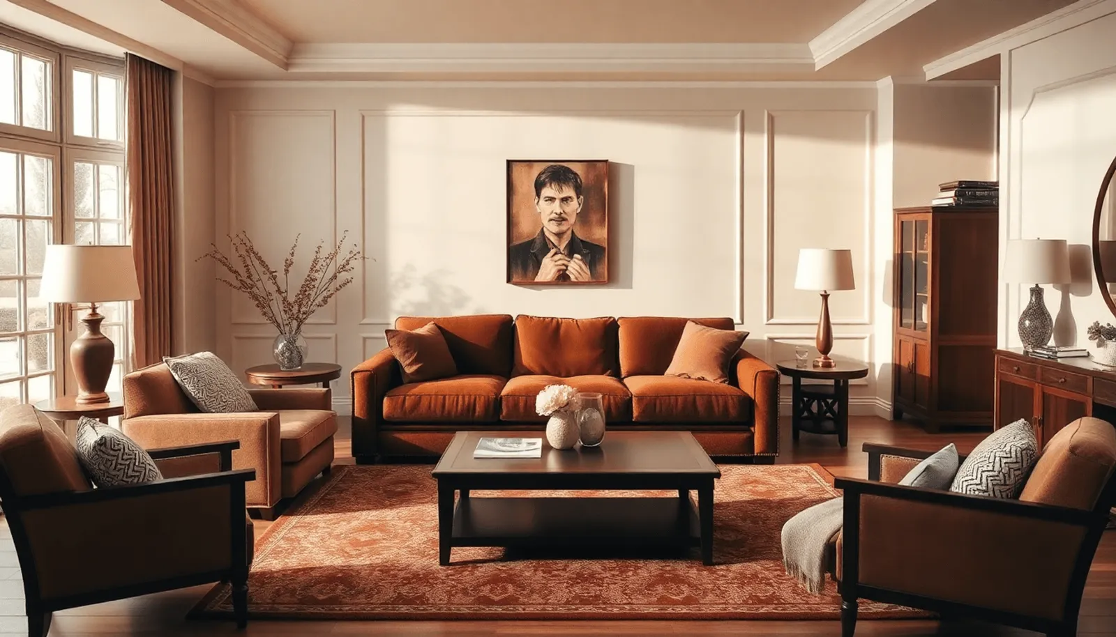 Salon marron : 12 idées pour une déco chaleureuse