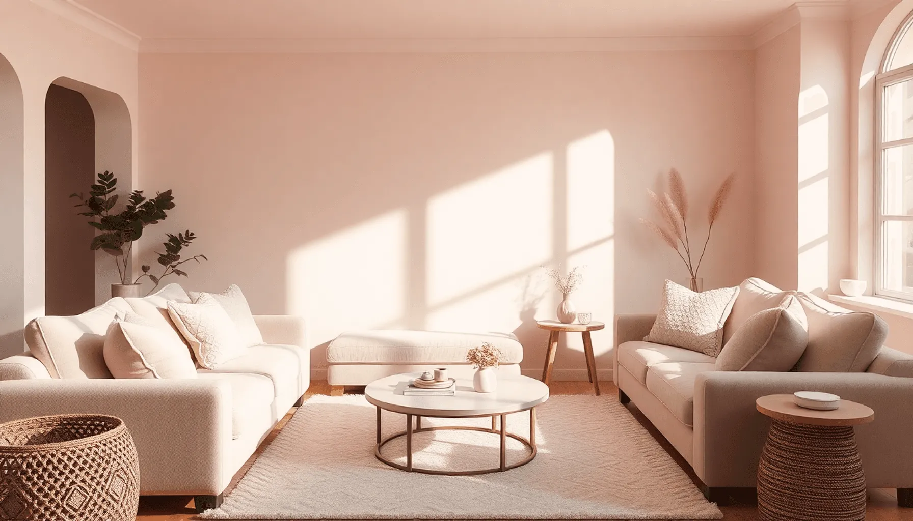 20 idées pour adopter le salon rose poudré Image de l’article