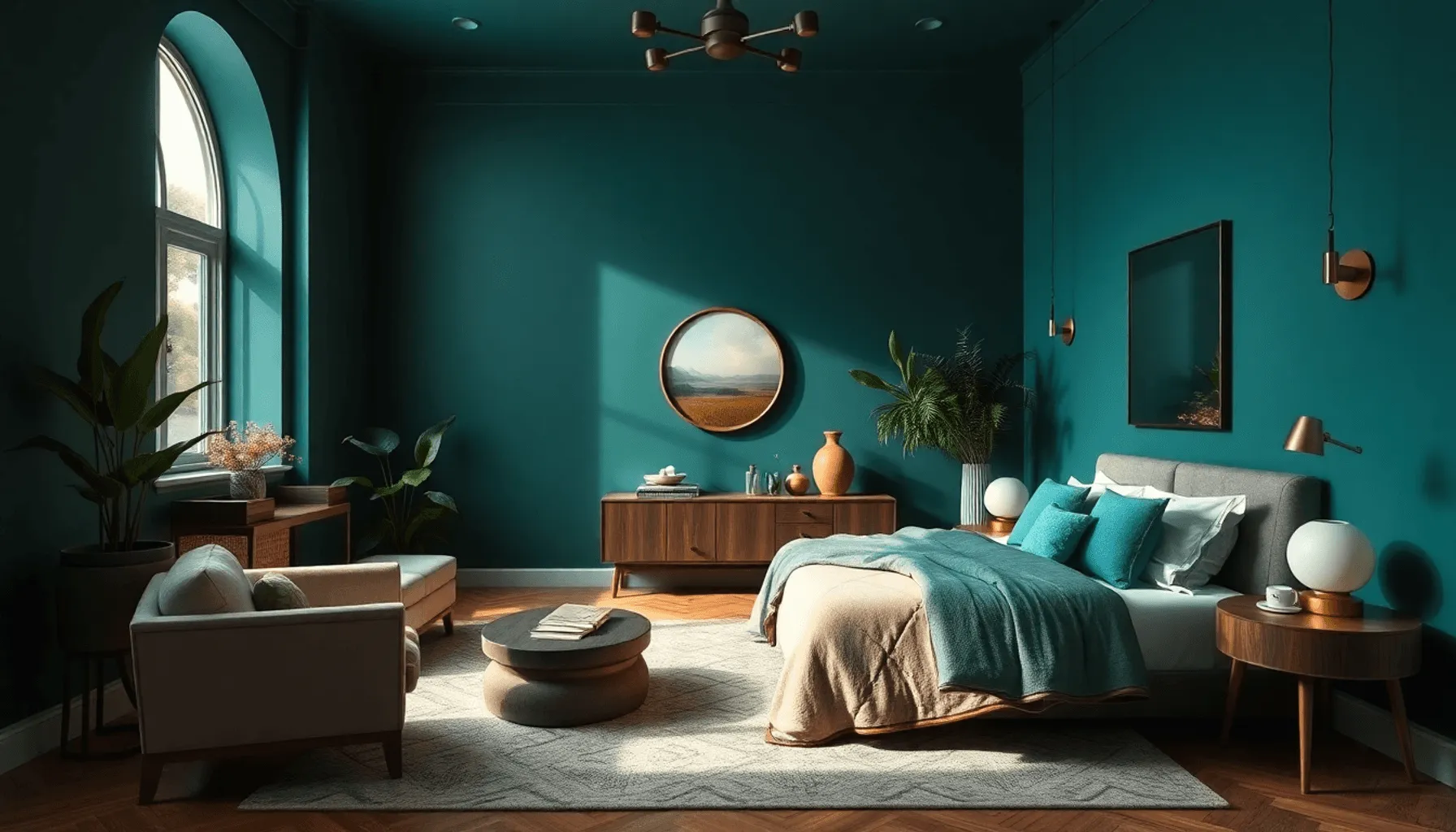 Chambre vert canard : 20 modèles pour trouver l’inspiration Image de l’article