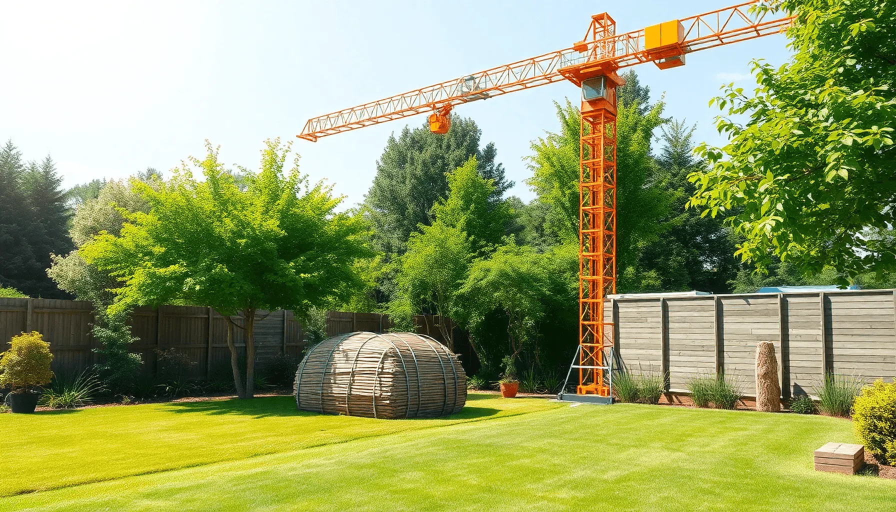 Installer une grue dans son jardin : quelles autorisations faut-il ? Image de l’article