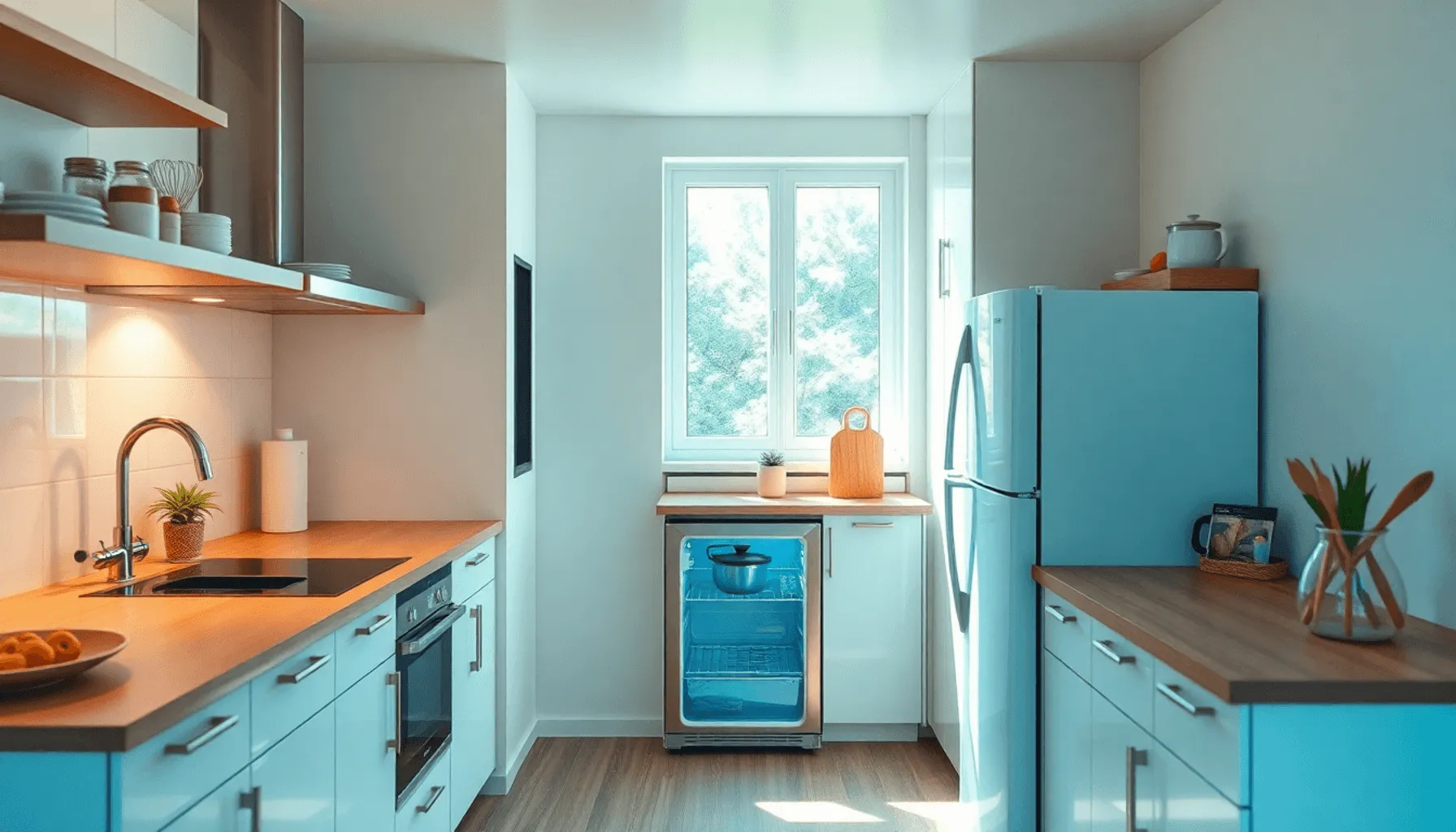 Optimisez votre espace : Comment placer un frigo dans une petite cuisine Image de l’article