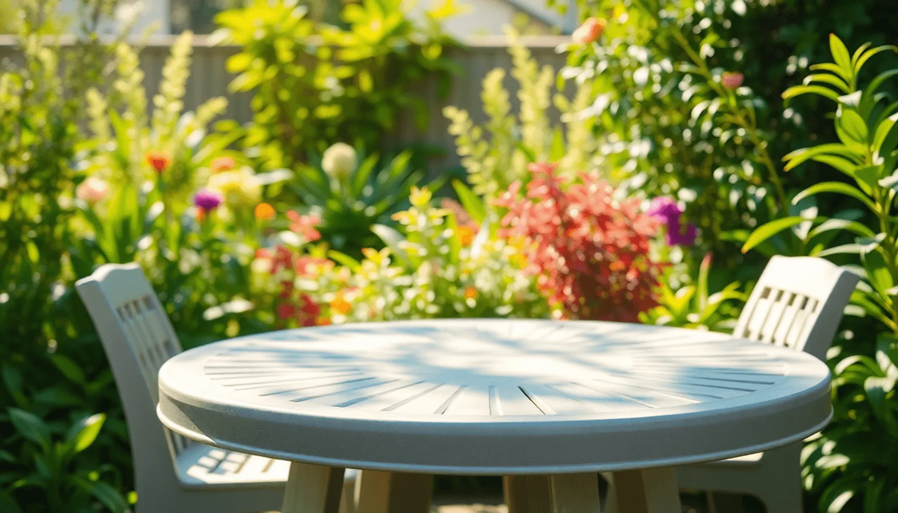 Transformez votre table de jardin en plastique avec ces astuces de rénovation Image de l’article